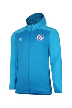 Umbro FC Schalke 04 Kapuzenjacke Kinder Blau Hellblau