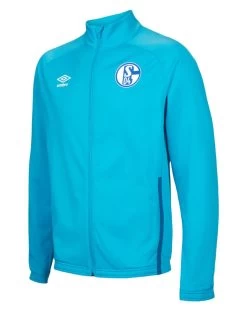 Umbro FC Schalke 04 Knit Jacke Kinder Hellblau Blau