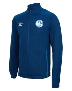 Umbro FC Schalke 04 Knit Jacke Kinder Navy Blau