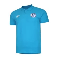 Umbro FC Schalke 04 Polo-Shirt Herren Hellblau