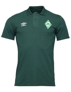 Umbro Herren SV Werder Bremen CVC Poloshirt 2022 2023 Grün