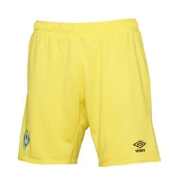 Umbro Herren SV Werder Bremen Torwart Shorts 2022 2023 Gelb
