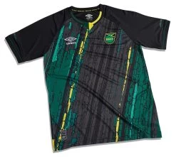Umbro Jamaika Auswärtstrikot 2021 2022 Herren Schwarz