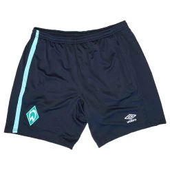 Umbro Kinder SV Werder Bremen Training Shorts 2020 2021 Schwarz Grün