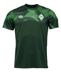 Umbro Kinder SV Werder Bremen Warm Up Trikot 2022 2023 Grün